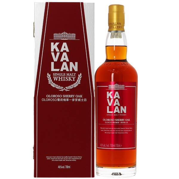 ウイスキー KAVALAN Oloroso Sherry Cask 700ml 59.4% ウイスキー カバラン オロロソ シェリー オーク 46度 正規 箱付 700ml