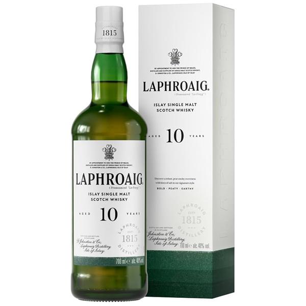 ラフロイグ ウイスキー 10年 40度 並行 箱付 700ml 包装不可