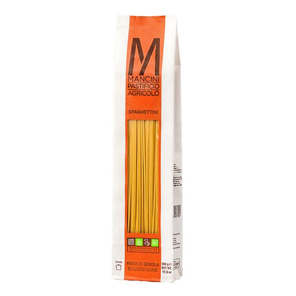 他サイト： パスタ マンチーニ スパゲッティーニ 1.8mm 500g Mancini 食品 包装不可の商品画像