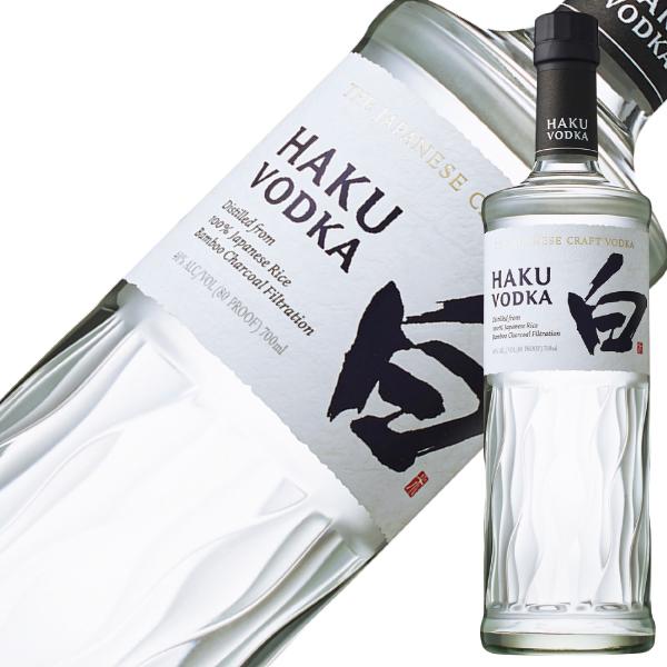 ウォッカ サントリー ジャパニーズ クラフトウォッカ Haku 白 ハク 40度 700ml スピリッツ Vodka Sunhaku 酒類の総合専門店 フェリシティー 通販 Paypayモール