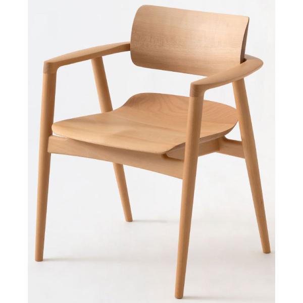 飛騨産業 HIDA KX261AB セオトEX SEOTO-EX アームチェア 板座 肘