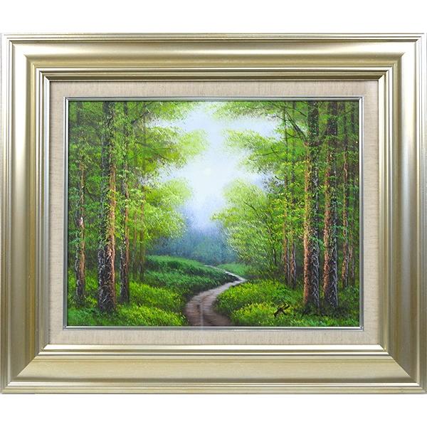 絵画 こもれび18 原画 額縁無し A4サイズ 絵画 こもれび18 原画