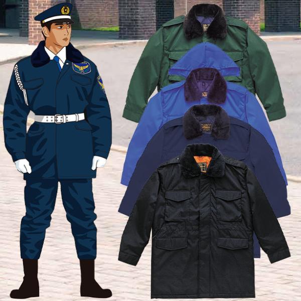 【ポイント】【High-Tachibana】Made in JAPANへのこだわりの防寒コート！JAPAN QUALITYを追及した肩章付コート！警備業に携わる人へ安心、安全をお届け。耐久性に強いナイロン素材を使用。カラーは、ブラック・ネイ...