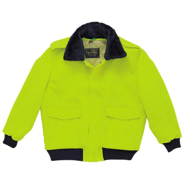 【ポイント】夜間警備に力を発揮！【High-Tachibana】肩章付蛍光防寒ジャンパー！夜間での警備は、常に危険と背中合わせ！視認性抜群の鮮やかな蛍光イエローを採用することにより夜間の作業も安心・安全に！もちろん警備服に必要不可欠な肩章、...