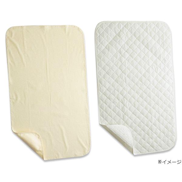 　キルトパッドと防水シーツのセット。 ミニサイズ 中国製◆キルトパッドの生地は肌に優しく吸湿性もある綿100％。中わた入りなので、ふんわりとした仕上がりです。四隅にはズレ防止のゴム付き。◆防水シーツの表生地はやわらかいパイル素材。裏生地はポ...