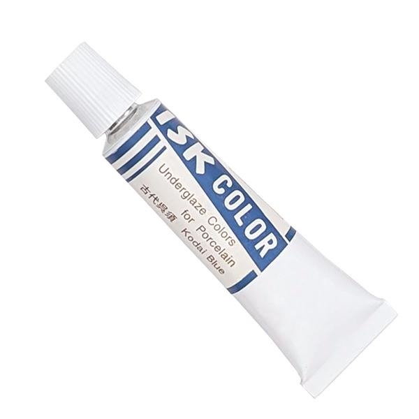 無鉛陶磁器用下絵の具。上薬を掛けてから所定の温度で焼成して下さい。酸化・還元両用。1本約15g。楽焼〜本焼成温度 800〜1280℃ ※焼成条件によっては1300℃迄ご使用いただけます。上から釉薬を掛ければ楽焼きにも使用できます。●絵具を厚...