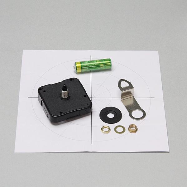 ●取付可能板厚…1~9mmまで●取付板穴径…8〜10mmφ ●ムーブメント ●単3乾電池1個 ●取付金具一式●12分割用紙この商品には時計針及び文字符が付属していません。時計針、時計用文字符をご希望の方は別売りの時計針、文字符の中からお選び...