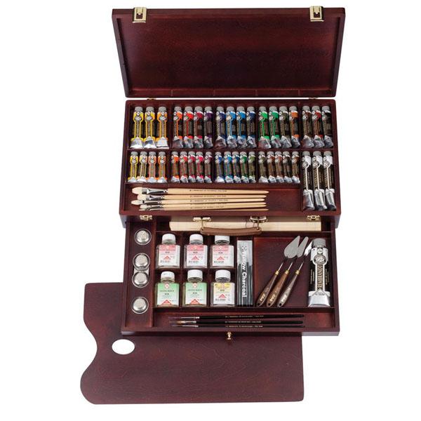 Rembrandt 絵具セット 木製ケース付き　セット上109 ターレンス（TALENS） レンブラント油絵具ラグジュアリーボックス 41