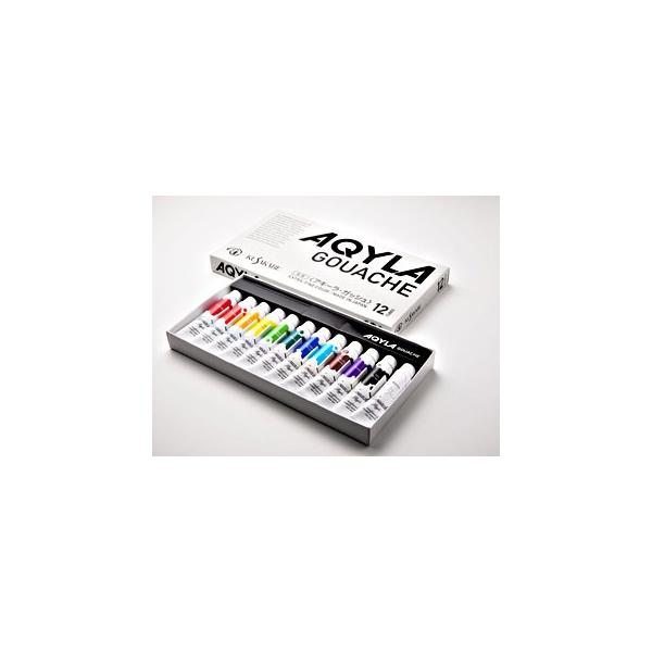 クサカベ アクリルガッシュ アキーラガッシュ 12色セット  11ml(4号) w17b8b5 Amazon | クサカベ(KUSAKABE) アクリルガッシュ アキーラ