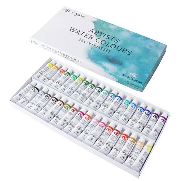 クサカベ（KUSAKABE） 透明水彩絵具｜クサカベ水彩絵具セットNW-36