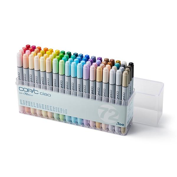 コピック チャオ スタート 72色セット : 陶芸.com e-画材.com Yahoo!店