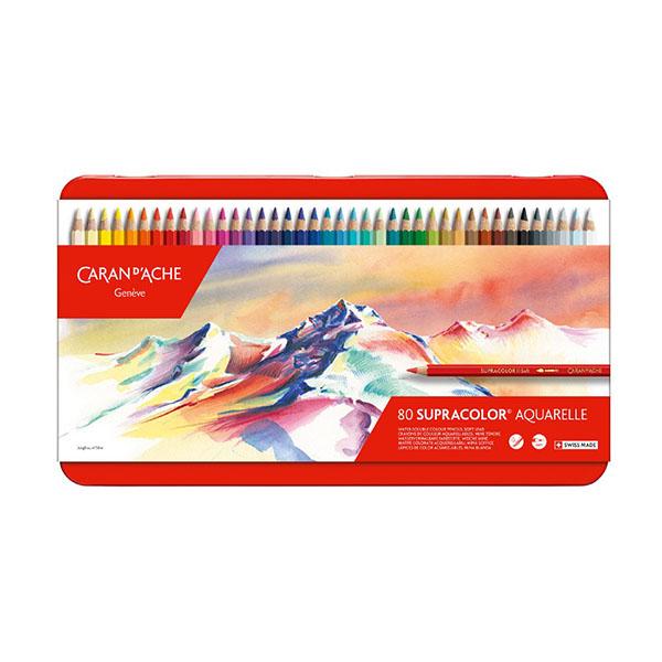 CARAN d'ACHE（カランダッシュ） 水溶性色鉛筆 スプラカラーソフト 80