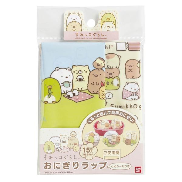 すみっコぐらしおにぎりラップ（３０枚入り）