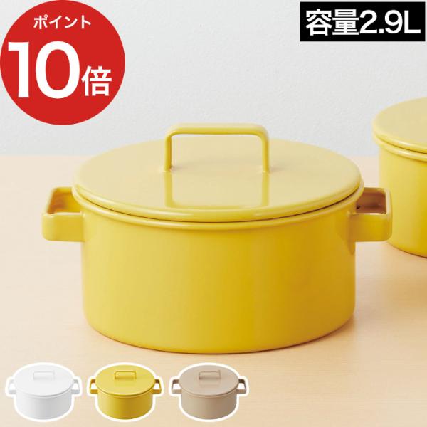 富士ホーロー 365methods キャセロール 20cm 直火 IH対応 調理器具