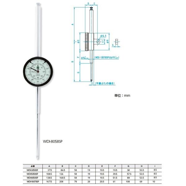 新潟精機 WDI-8058SP ロングストロークダイヤルゲージの魅力