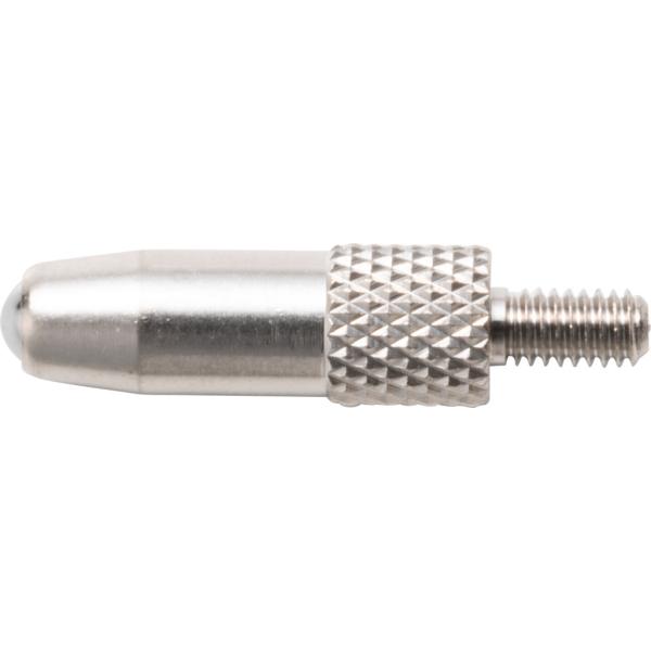 ■ボール測定子／超硬 120049の特長●ダイヤルゲージ用ボール付測定子（超硬）。●標準的な測定子です。●ボール材質：超硬。●溝無し。●Ｓφ３。●Ｌ：１５ｍｍ。メーカー：ミツトヨ(MITUTOYO)