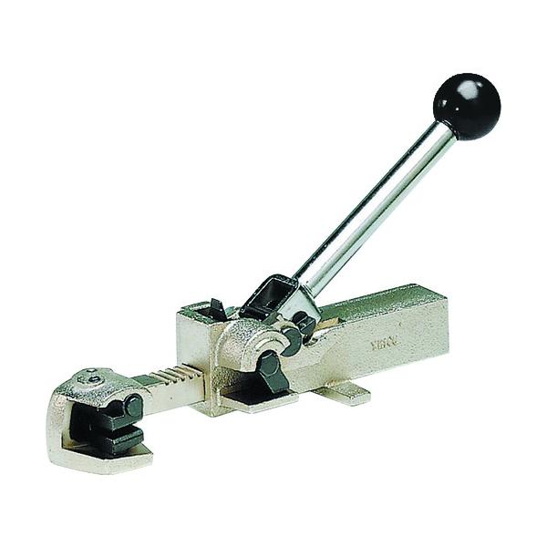 ■荷造機 帯鉄用 TSBP-220の特長●帯鉄用引締機です●適合バンド幅(mm)：9〜19●適合バンド：帯鉄●バンド厚さ(mm)：0.4〜0.7●全長(mm)：290●W×D×H(mm)：300 x 80 x 230●本体：鉄●ハンドル：ア...