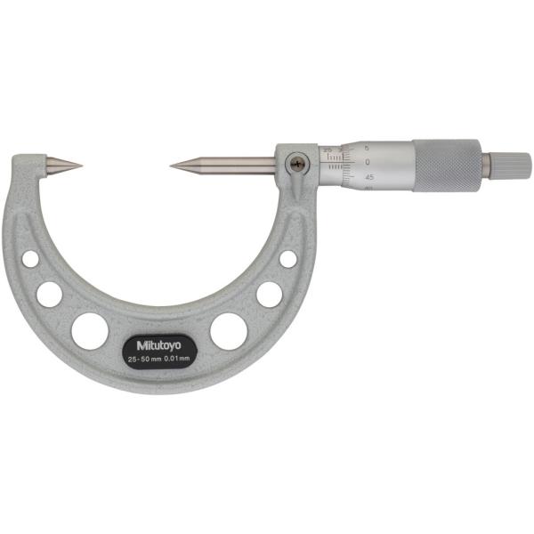 ■ポイントマイクロメーター CPM30-50 112-202の特長●ドリルのウェブ直径などのような谷径の測定に使用します●測定子の先端SRは0.3mmを標準とします●定圧装置付●器差：±(2+最大測定長/75)μm(端数切上げ)●標準付属品...