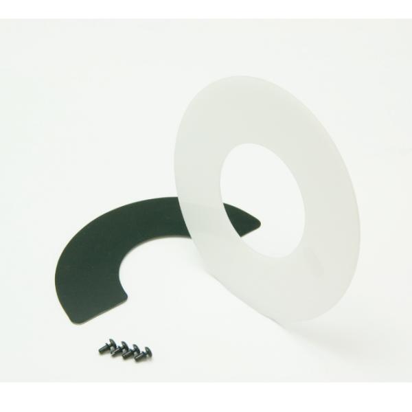 ■拡散フィルター L-711-1の特長●LEDの映り込みを抑える拡散フィルターです●作動距離が短く、対象物がギラつく場合に最適です●また、ハンダ作業時の煙等からLEDを保護することもできます●遮光板(半円形)付属●サイズ：86mmφ×40m...