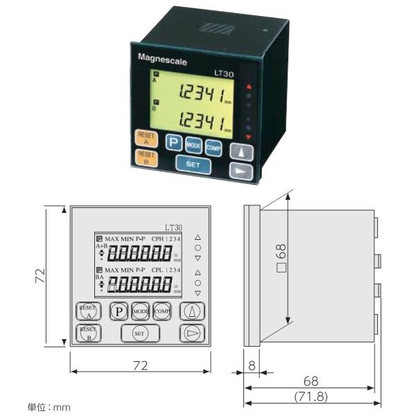 マグネスケール LT30-1G デジタルゲージ表示ユニット