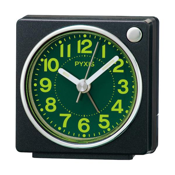 ■クオーツ目覚まし時計 NR450K NR450Kの特長●置き場所を選ばないコンパクトサイズのクオーツ目ざましです●色：黒メタリック●高さ(mm)：65●厚さ(mm)：38●電源：単三アルカリ電池×１(別売)●電池寿命：約1年●電波：×●幅...