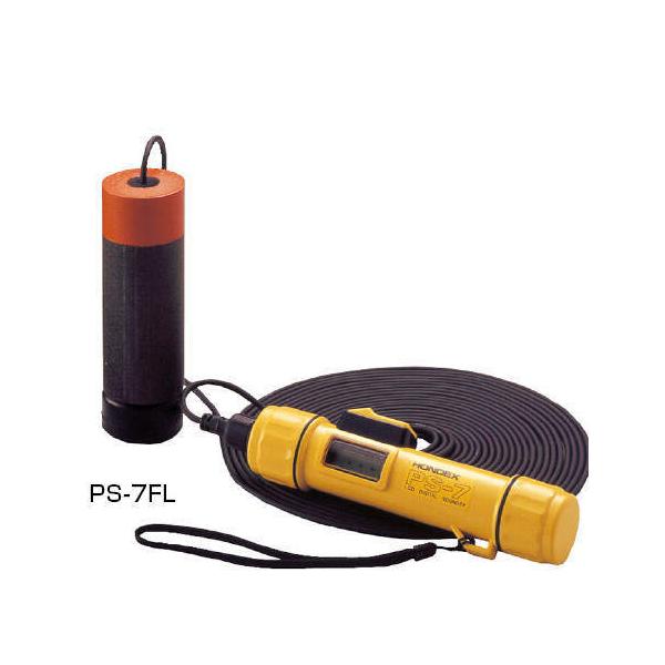 ■ポータブル測深機 PS-7FLの特長●小型ボートフィッシング・小型ヨットでの測深用やボートフィッシング以外の岸釣りや防波堤釣りの測深用としても最適です。●衝撃に強いフロートセンサーの採用により、安心して使用できます。(コードの長さは10ｍ...