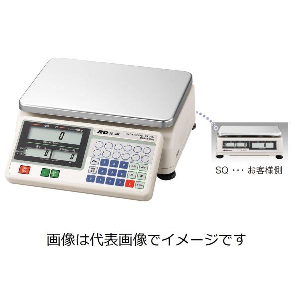 (����) A&amp;D SQ-30K ����t���͂���f�W�^�������͂��� �Ђ傤��=30000g �ŏ��\��=5g(0�`15kg) ���x����=3�� SQ30K-JA