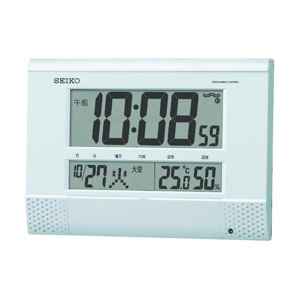 SEIKO SQ435W プログラムチャイム付電波時計