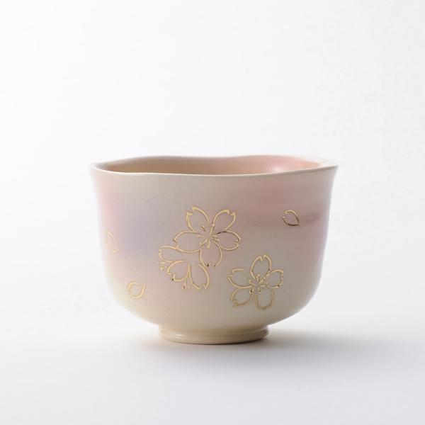 吉村楽入　2024年新春作品　万能碗　桜　楽入窯製