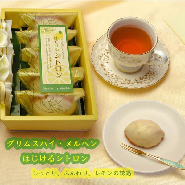 グリムスハイム・メルヘンのはじけるシトロン５個入り 甘酸っぱいレモン味のホワイトチョコレートをたっぷり使ったレモンケーキ