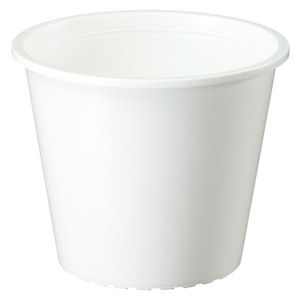 種まき・挿し木など様々な用途で使える材質／ポリプロピレンカラーバリエーション／ブラウン，ホワイト4号外寸サイズ(mm)：φ130×H116土容量：0.5L内寸上部サイズ(mm)：116×116×H112内寸下部サイズ(mm)：76×765号...