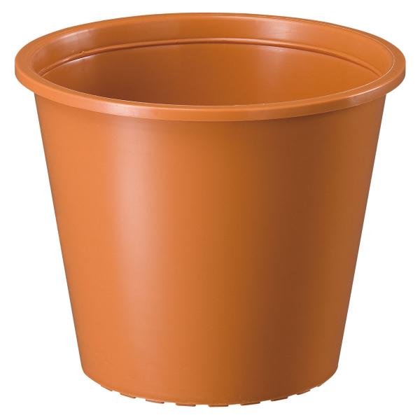 種まき・挿し木など様々な用途で使える材質／ポリプロピレンカラーバリエーション／ブラウン，ホワイト4号外寸サイズ(mm)：φ130×H116土容量：0.5L内寸上部サイズ(mm)：116×116×H112内寸下部サイズ(mm)：76×765号...