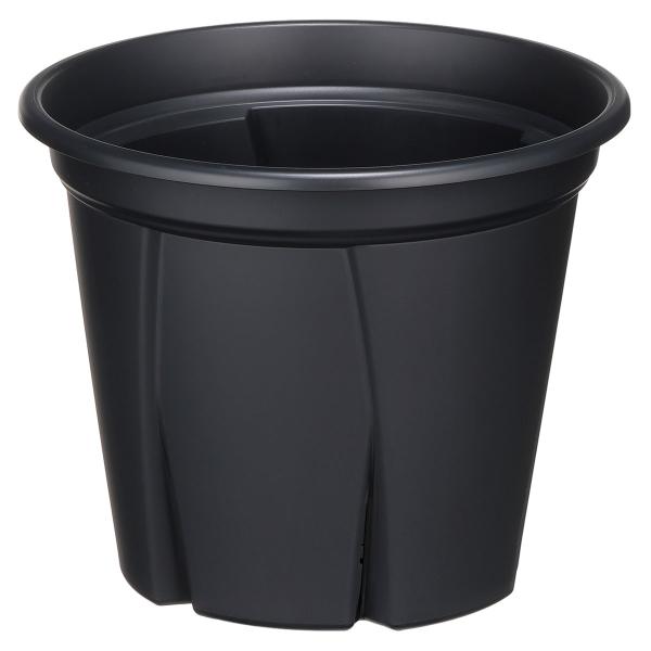 他サイト： 根っこつよし 9号 ブラック φ270×226 アップルウェアー スリットデザイン鉢 ガーデニング用品の商品画像