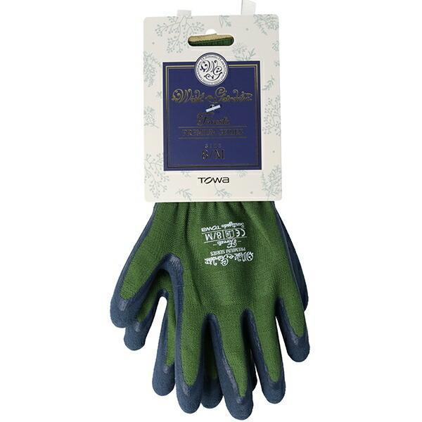 材料名：コーティング：天然ゴム、編手：ポリエステル寸法：全長：27.0cm、中指の長さ：7.3cm、手のひらまわり：16.6cm土が入りにくい袖口ロングタイプ特殊スベリ止めで優れたグリップ力ぴったりフィットする天然ゴムコーティングいやなニオ...