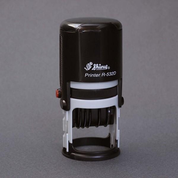 シャイニー／回転印／日付印／丸型30Mm／R-532D :27300006:いいはんこやどっとこむ - 通販 - Yahoo!ショッピング