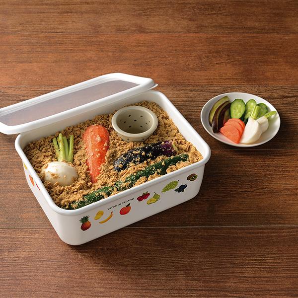 ホーローぬか漬け容器セット : はぴねすくらぶYahoo!ショップ - 通販