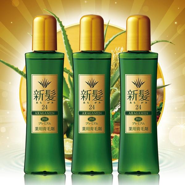 薬用育毛剤 新髪24潤成プレミアム 100mL 3本セット【タイムセール】 12