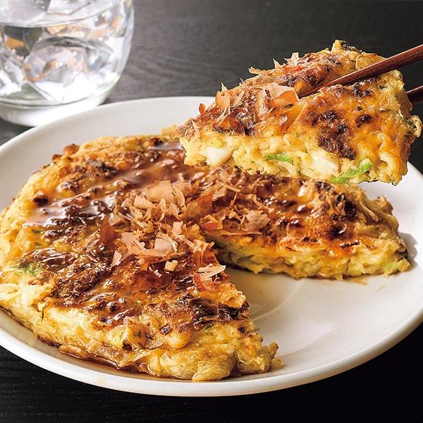 ●送料：1100円（冷凍便でのお届け、送料は別途頂きます）山芋の生地でふわとろ食感！●セット内容／255g×6袋●賞味期限／製造日から冷凍1年●加工地／日本●原材料／[お好み焼]野菜〔キャベツ（国産）、やまいも、ねぎ〕、米粉、全卵、いか、牛...