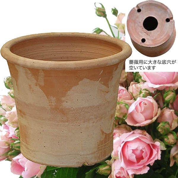 プランター 植木鉢 バラ専用鉢 素焼き テラコッタ ギリシャ製プランター クレタ ローズポット 38 34cm Y0026 Otk 家と庭のdiy通販 イーハウスマニア 通販 Yahoo ショッピング
