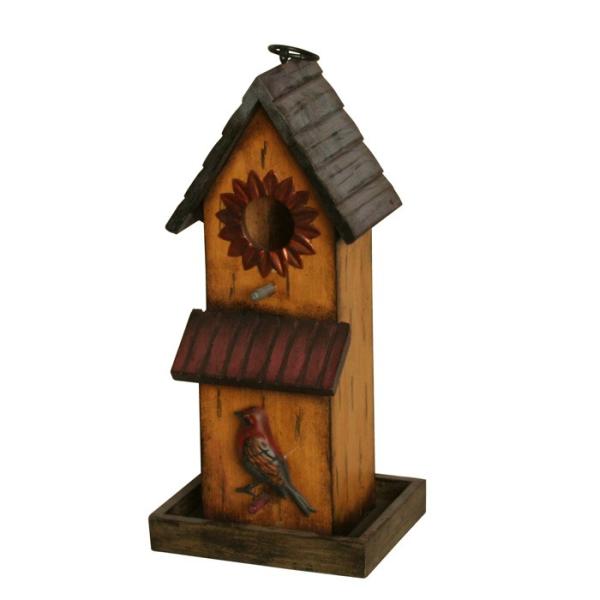 ガーデン用のバードハウスです。おの木々に馴染むナチュラルカラー。素材の質感を生かしたバードハウスは、おの緑との相性も抜群。主張しすぎない色合いが空間に温かみを与えます。■サイズ（mm）：幅180×高さ275×奥行150■重量(kg):0.7...
