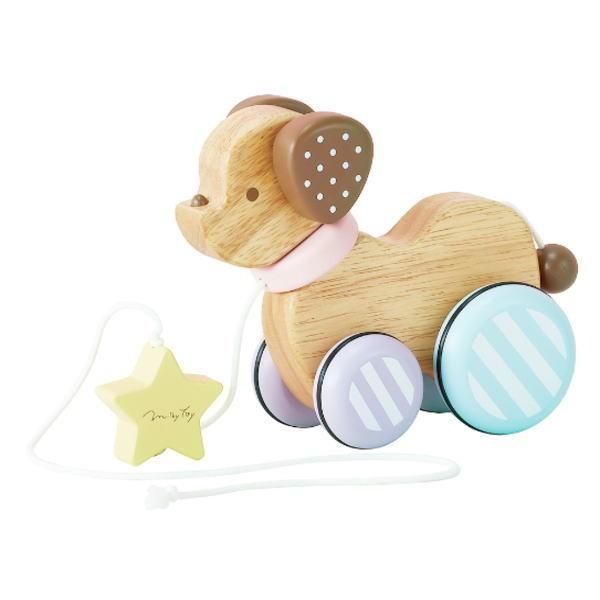 Milkytoy Candy Puppy キャンディパピー 木のおもちゃ 赤ちゃん ベビー プルトーイ はいはい 玩具 ドイツ 出産 御祝 誕生日 プレゼント 0319 01 いーいんてりあ 通販 Yahoo ショッピング