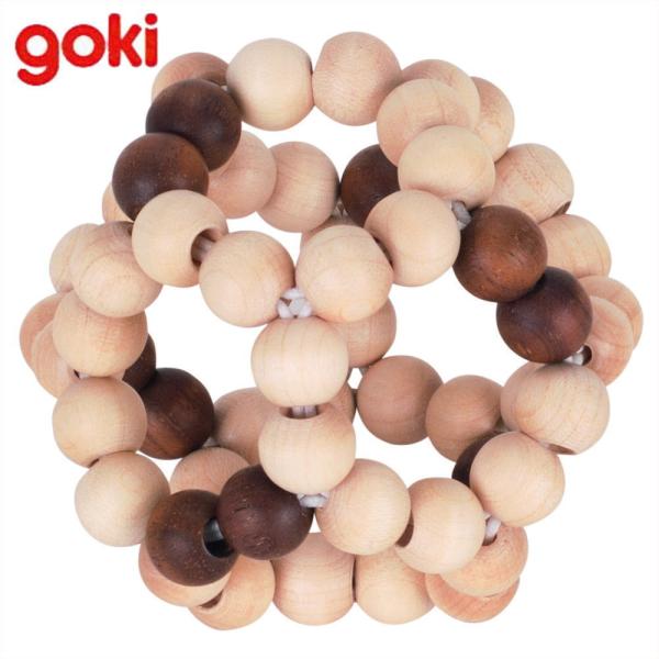 タッチリング・ナチュラル GK7670 ゴキ Goki ゴルネストアンドキーゼル 木のおもちゃ 赤ちゃん ベビー ラトル 玩具 ドイツ 出産 御祝 誕生日 プレゼント