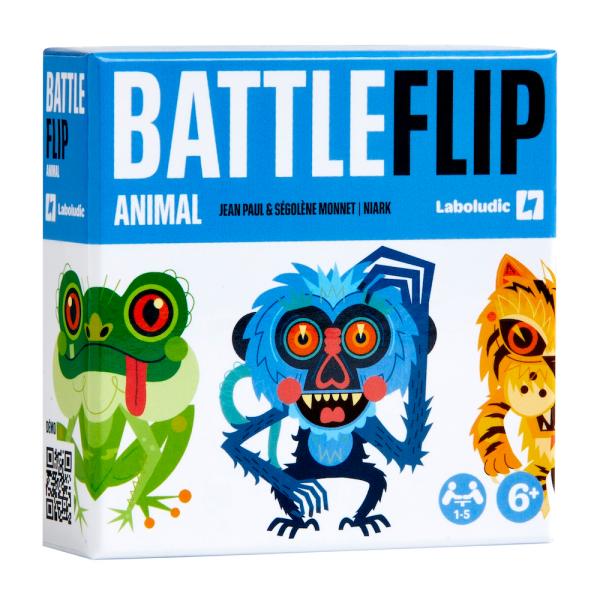 バトルフリップ (日本語説明書付き) BATTLE FLIP カードゲーム フランス パーティーゲーム あそび おもちゃ 知育 玩具 出産 祝 誕生日 プレゼント