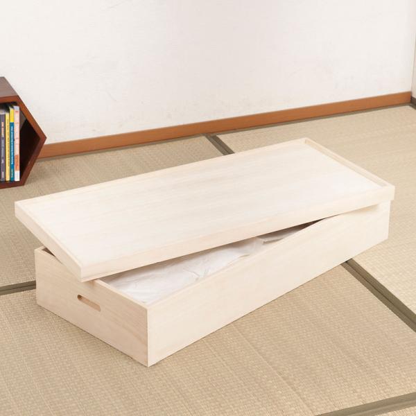 桐衣装箱 1段 高さ17cm 桐ケース 衣装ケース 押入れ クローゼット 桐たんす 保管庫 保管ケース 着物 衣類収納 洋服 浴衣 桐箱 収納庫 和装 完成品