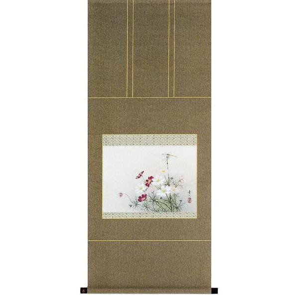 掛け軸 秋桜 柳沢寿江作 秋の掛軸 秋桜の掛け軸 モダン 掛軸 販売 床の間 受注制作品 Sai 234 掛け軸 表装 絵画 川端美術店 通販 Yahoo ショッピング