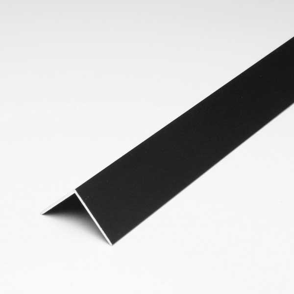 アルミアングル 黒 薄口 0.8x19x19x3640mm コーナー材 ブラック