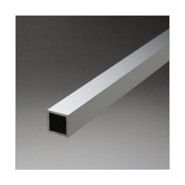 アルミ角パイプ 角柱 角材 1.5ｘ20ｘ20ｘ4000mm アルマイトシルバー