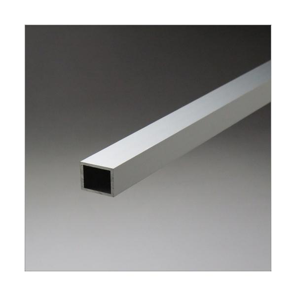アルミ角パイプ 角柱 角材 2.0ｘ25ｘ50ｘ4000mm アルマイトシルバー