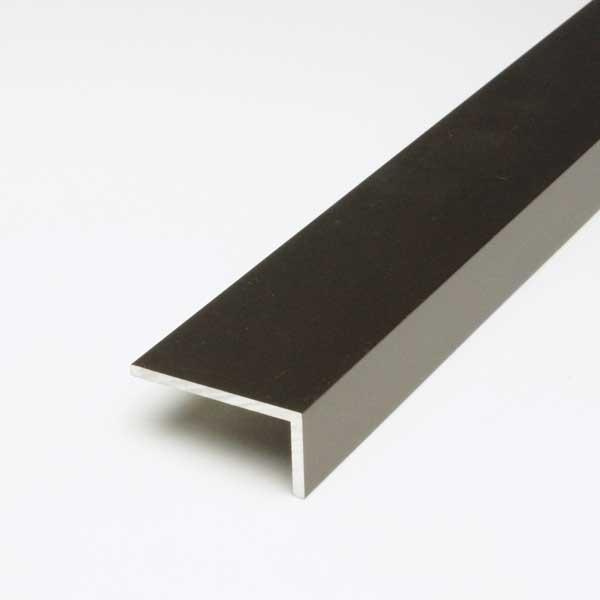 アルミアングル 不等辺 1.5x10x20x4000mm コーナー材 ブロンズ