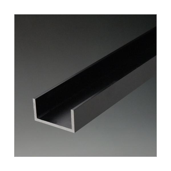 アルミチャンネル 黒 2.0x30(内寸26)x15x4000mm ブラック アルミチャンネル 黒 2.0x30(内寸26)x15x4000mm ブラック